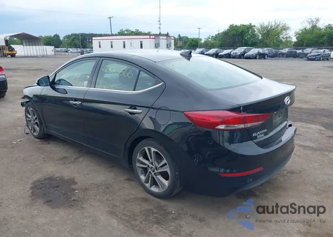 2017 Hyundai Elantra Limited from USA, damaged, VIN 5NPD84LF5HH026416